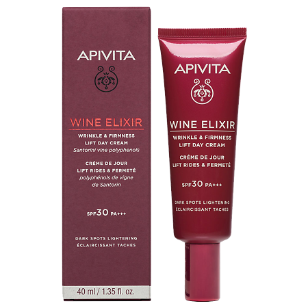 Apivita Wine Elixir Крем-лифтинг осветляющий пигментные пятна SPF30 тюбик 40 мл 1 шт