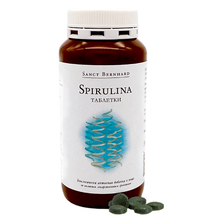 Санкт Бернард Спирулина/Spirulina Sanct Bernhard таблетки массой 575 мг 360 шт