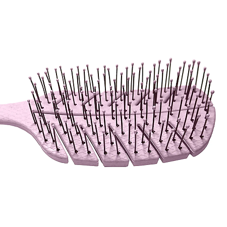 Solomeya Массажная био-расческа для волос Светло-розовая Scalp massage bio hair brush Light pink 1 шт