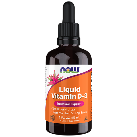 Now Liquid Vitamin D3 400 МЕ в каплях для детей 59 мл 1 шт