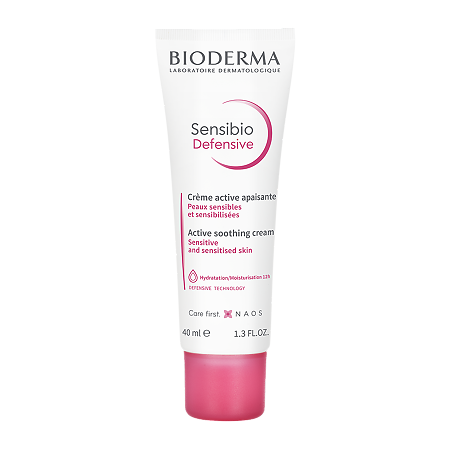 Bioderma Sensibio Defensive Крем легкий увлажняющий для чувствительной кожи лица 40 мл 1 шт