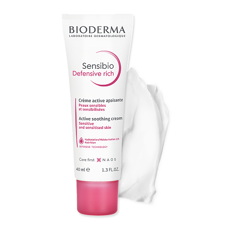 Bioderma Sensibio Defensive Крем насыщенный увлажняющий для чувствительной кожи лица 40 мл 1 шт