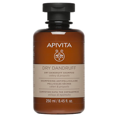 Apivita Dry Dandruff Шампунь против перхоти для сухих волос с Сельдереем и Прополисом 250 мл 1 шт