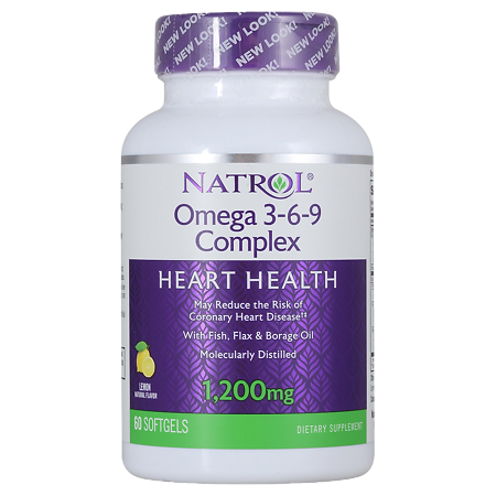 Natrol Омега 3-6-9 Комплекс/Omega 3-6-9 Complex капсулы 60 шт