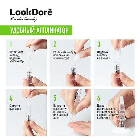 Lookdore IB+Matt Концентрированная сыворотка для проблемной кожи Ampoule Anti-Imperfections Salicylic 2 мл 10 шт