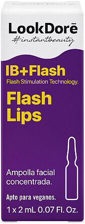 Lookdore IB+Flash Концентрированная сыворотка в ампулах для губ Ampoules Flash Lips 2 мл 1 шт