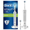 Oral-B Электрическая зубная щетка Vitality D100.424.1 PRO CrossAction White тип 3710 1 шт