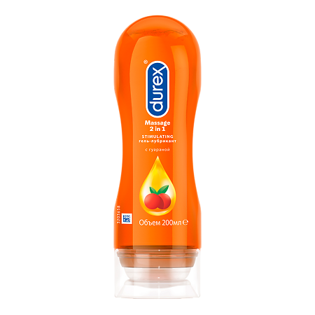 Durex Гель-лубрикант Massage 2 in 1 Stimulating 200 мл 1 шт