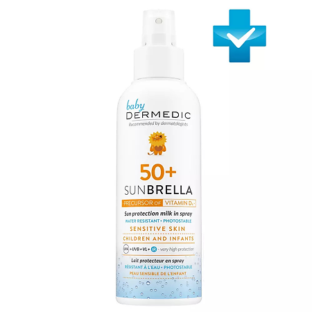 Dermedic Sunbrella Baby Защитное молочко-спрей для детей SPF50 150 мл 1 шт