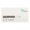 Бисопролол таблетки покрыт.плен.об. 2,5 мг 30 шт