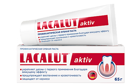 Lacalut Aktiv Зубная паста Профилактическая 65 г 1 шт