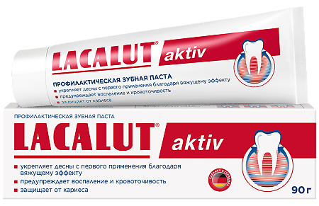 Lacalut Aktiv Зубная паста Профилактическая 90 г 1 шт