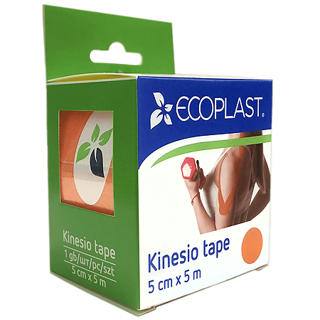 Ecoplast Кинезио тейп 5см х 5м оранжевый 1 шт