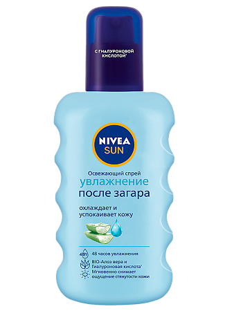 Nivea Sun Освежающий спрей увлажнение после загара с алоэ вера 200 мл 1 шт