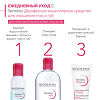 Bioderma Sensibio H2O Двухфазное мицеллярное средство для очищения глаз и губ 125 мл 1 шт