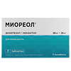 Миореол таблетки покрыт.плен.об. 10 мг+15 мг 7 шт