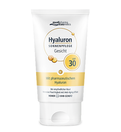 Medipharma Cosmetics Hyaluron Солнцезащитный крем для лица SPF30 50 мл 1 шт