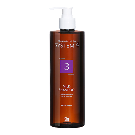 System 4 Mild Shampoo Терапевтический шампунь №3 для ежедневного применения 500 мл 1 шт