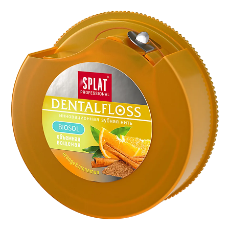 Splat Professional DentalFloss Зубная нить Апельсин и корица 40 м