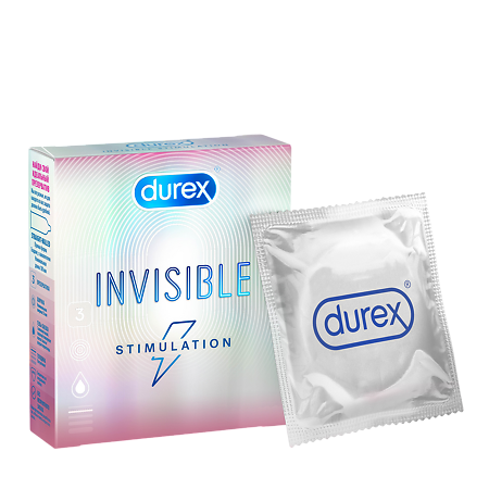 Презервативы Durex Invisible Stimulation 3 шт