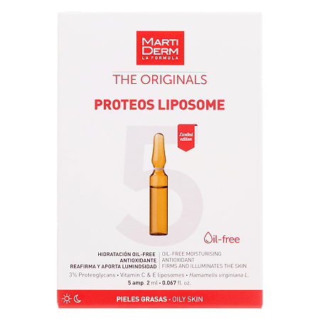 MartiDerm The Originals Proteos Liposome Ориджиналс Протеос с липосомами для лица и шеи ампулы 2 мл 5 шт