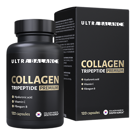 Коллаген Трипептид Премиум UltraBalance Collagen Tripeptide капсулы 600 мг 120 шт