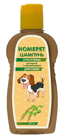 Homepet шампунь для собак дегтярный с кондиционером сила и мощь 220 мл 1 шт