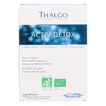 Thalgo Activ Detox Комплекс Детокс-Напиток ампулы 10 мл 10 шт