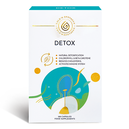 Gold'n Apotheka Detox 30/60/90 Хлорелла (Chlorella) капсулы массой 600 мг 100 шт