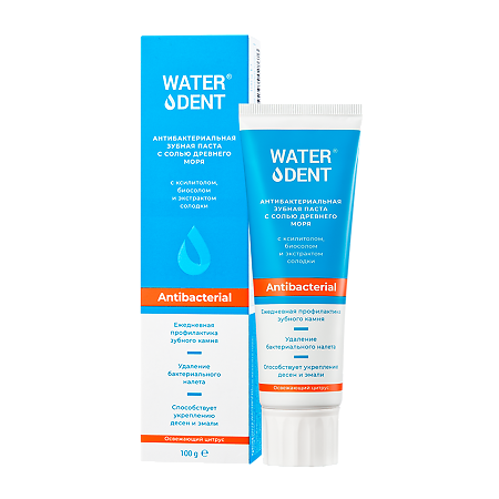 WaterDent Зубная паста антибактериальная 100 г 1 шт