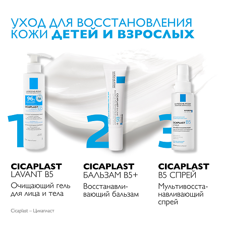 La Roche-Posay Cicaplast Baume B5 бальзам мультивосстанавливающий успокаивающий 15 мл 1 шт