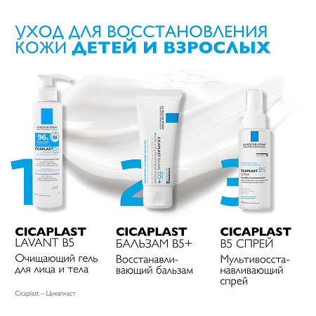 La Roche-Posay Cicaplast Baume B5 бальзам мультивосстанавливающий успокаивающий 40 мл 1 шт