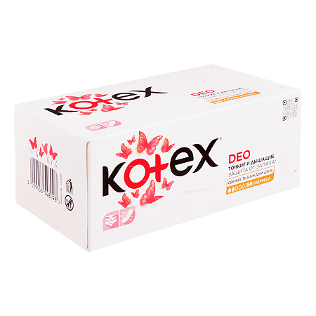 Kotex Прокладки Нормал Deo ежедневные 56 шт