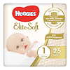 Huggies Подгузники Elite Soft 1 для новорожденных 3-5 кг 20 шт