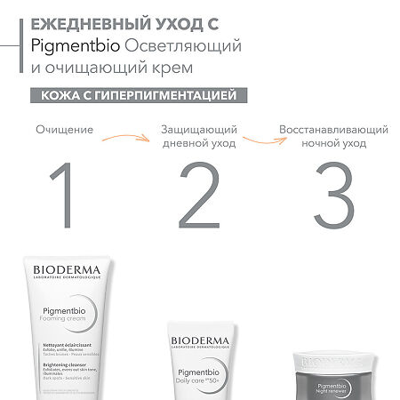 Bioderma Pigmentbio Осветляющий и очищающий крем 200 мл 1 шт