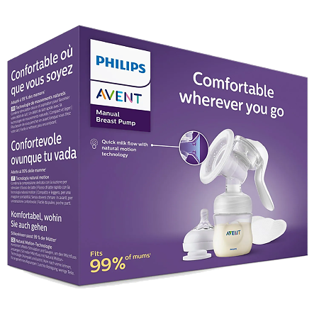 Philips Avent Молокоотсос ручной SCF430/10 1 шт