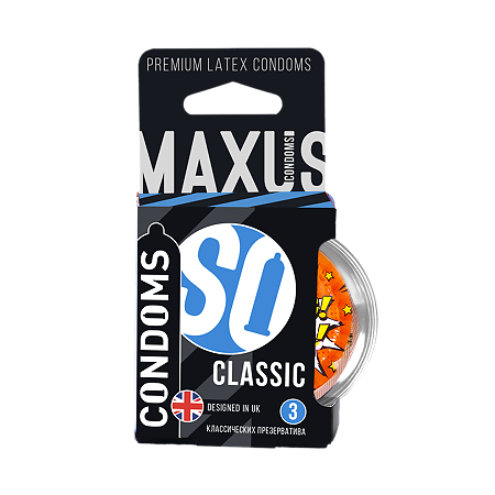 Презервативы MAXUS Classic AIR классические 3 шт