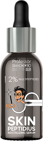 Professor SkinGOOD Сыворотка для лица с пептидными комплексом Skin Peptidius Revitalizing Serum мгновенное восстановление и питание кожи 30 мл 1 шт