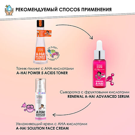 Professor SkinGOOD Сыворотка для лица с фруктовыми кислотами A-HA! Renewal Advanced Serum 30 мл 1 шт