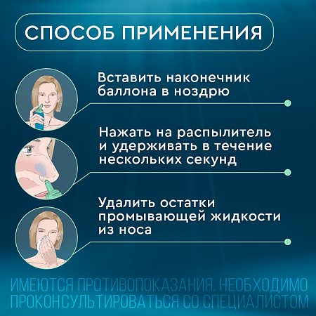 Аквалор Софт DUO мини средство д/орошения и промывания полости носа 50 мл 1 шт