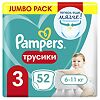 Трусики-подгузники Памперс (Pampers) Premium Care Pants 6-11 кг р.3 52 шт