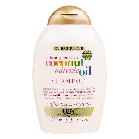 OGX Восстанавливающий шампунь с кокосовым маслом Extra Strength Damage Remedy+Coconut Miracle Oil 385 мл 1 шт