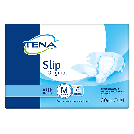 Tena Slip Original подгузники для взрослых р.M 30 шт