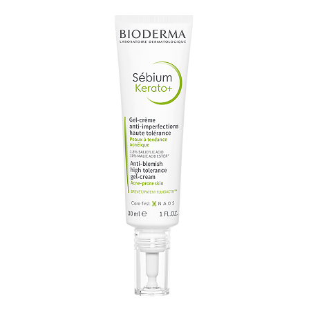 Bioderma Sebium Kerato+ Гель-крем для лица 30 мл 1 шт