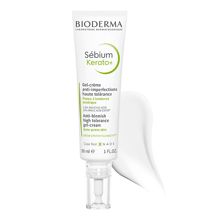 Bioderma Sebium Kerato+ Гель-крем для лица 30 мл 1 шт