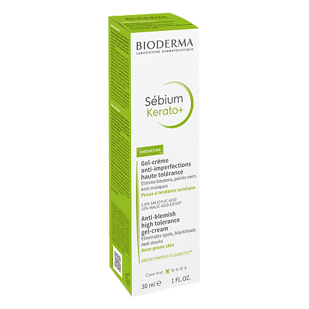 Bioderma Sebium Kerato+ Гель-крем для лица 30 мл 1 шт