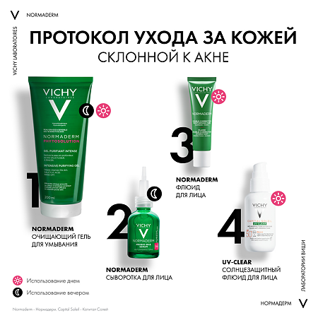 Vichy Normaderm Корректирующий уход двойного действия для проблемной кожи 30 мл 1 шт