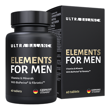 Элементы для мужчин/Elements for Men Premium UltraBalance капсулы массой 950 мг 60 шт