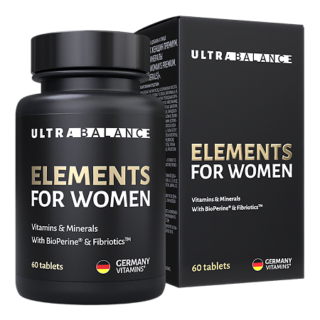 Элементы для женщин/Elements for Womens Premium UltraBalance капсулы массой 950 мг 60 шт