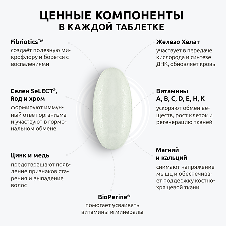 Элементы для женщин/Elements for Womens Premium UltraBalance капсулы массой 950 мг 60 шт